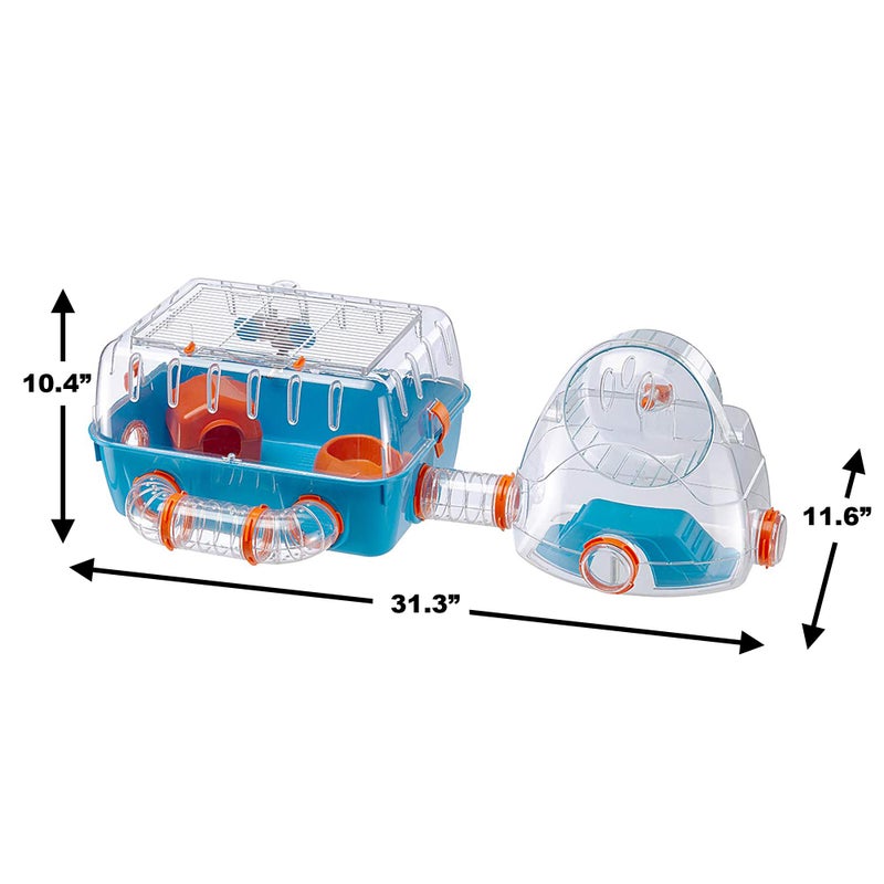 Ferplast Hamster Cage, 31.3 x 11.61 10.61 x 10.35 - Image 2